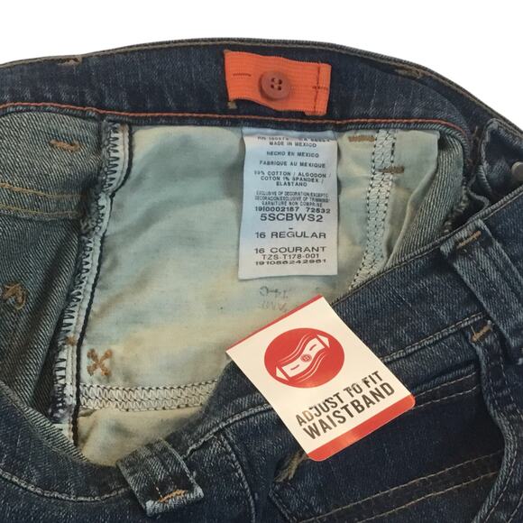 Wrangler Boys Regular Straight Fit Flex Jeans Size 16 NWT - Picture 7 of 7